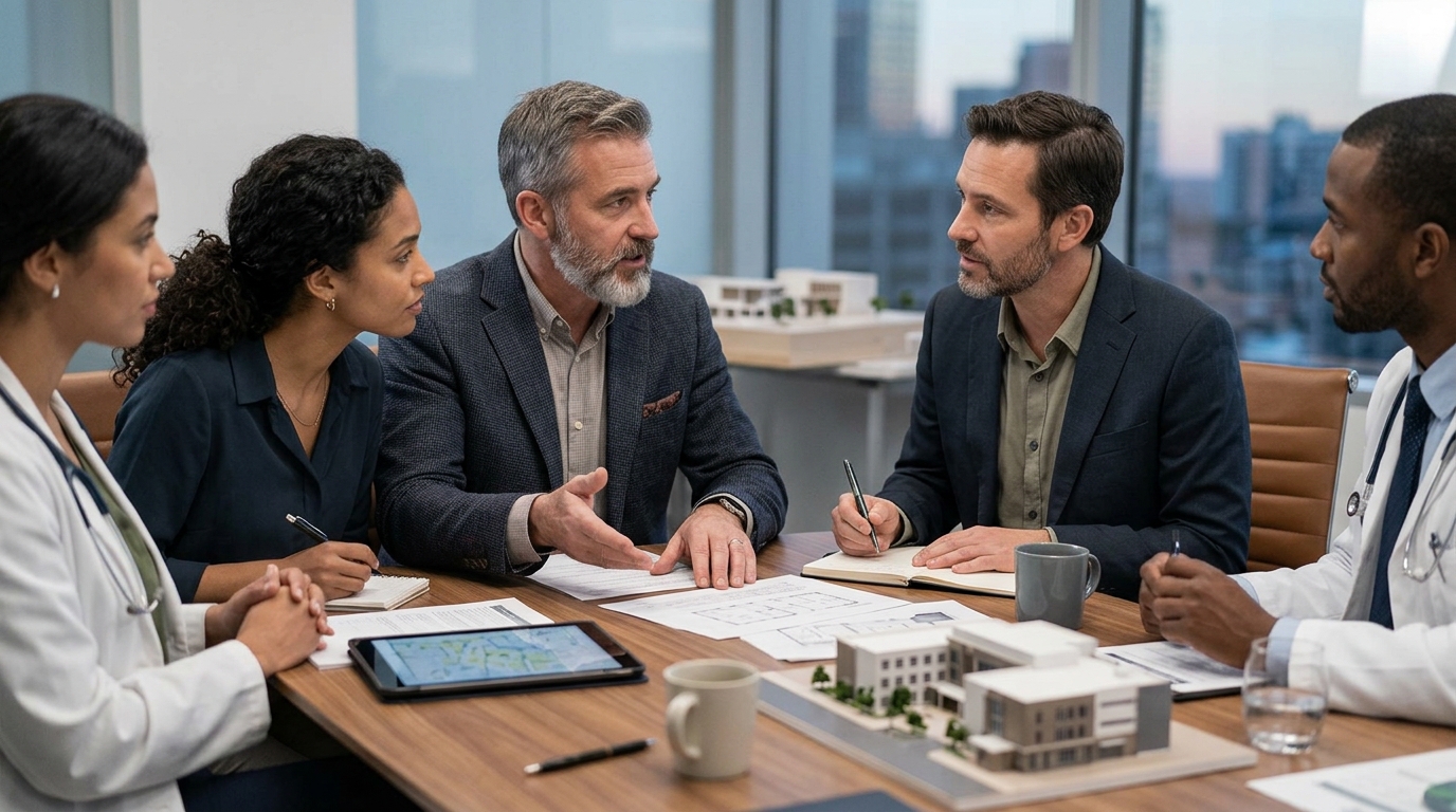 Illustration: Commercial Real Estate Loans for Medical Offices: A 2026 Guide
